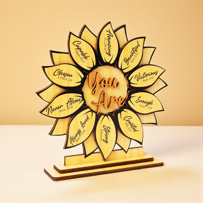 God Says You Are Wood Plaque