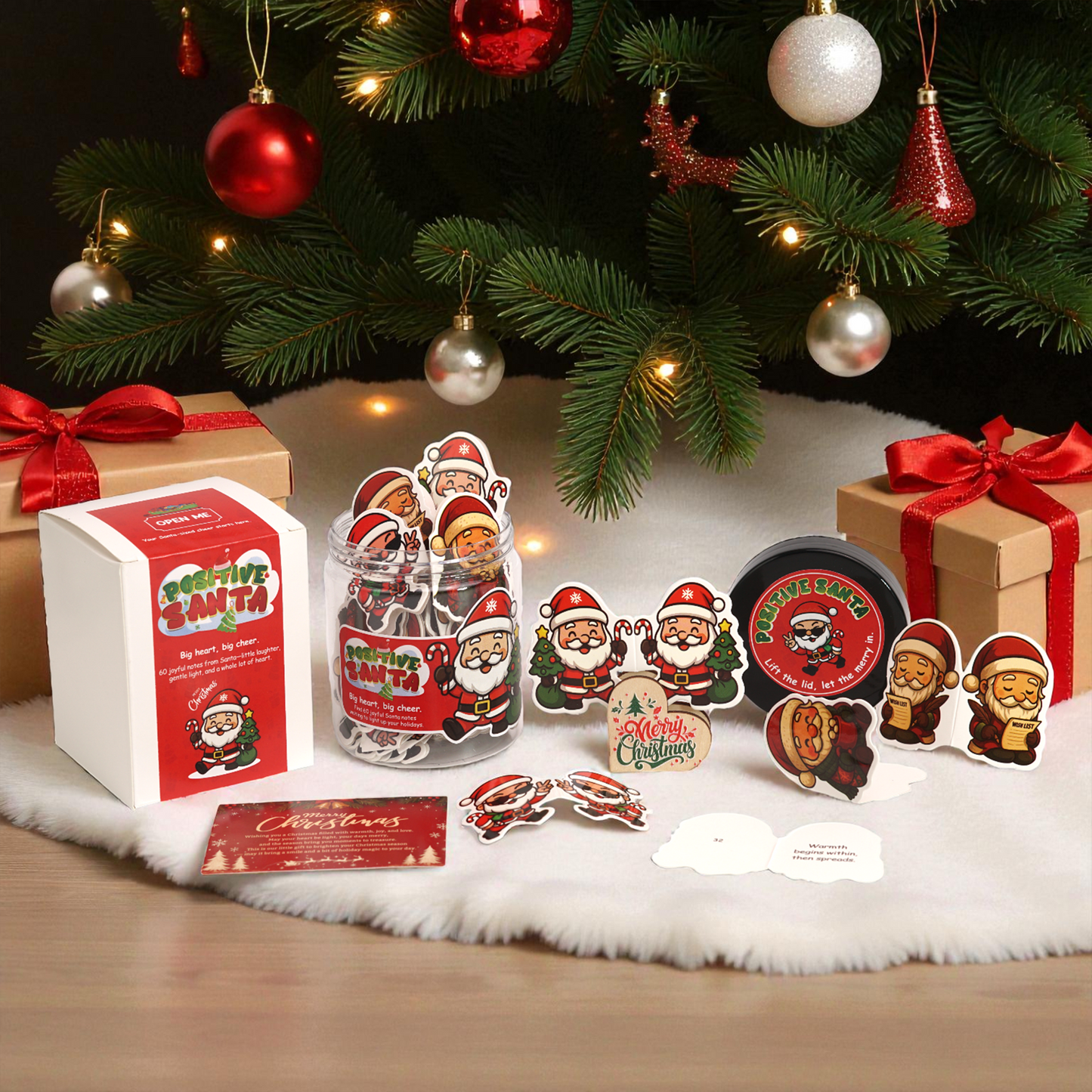 Positive Santa Affirmations Jar