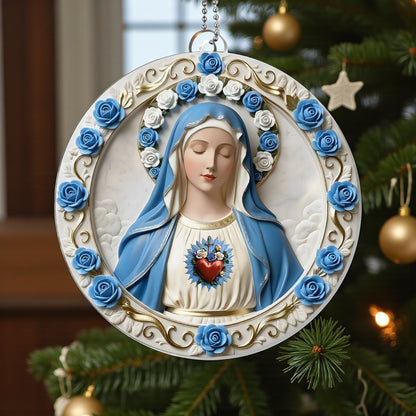 Heart of Mary Ornament