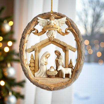Heavenly Nativity Blessing Ornament
