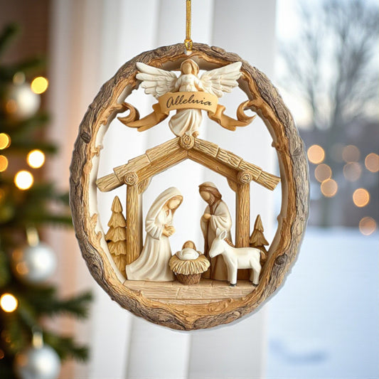 Heavenly Nativity Blessing Ornament