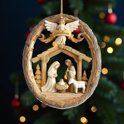 Heavenly Nativity Blessing Ornament