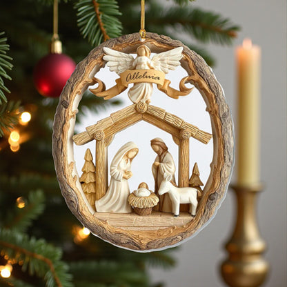 Heavenly Nativity Blessing Ornament