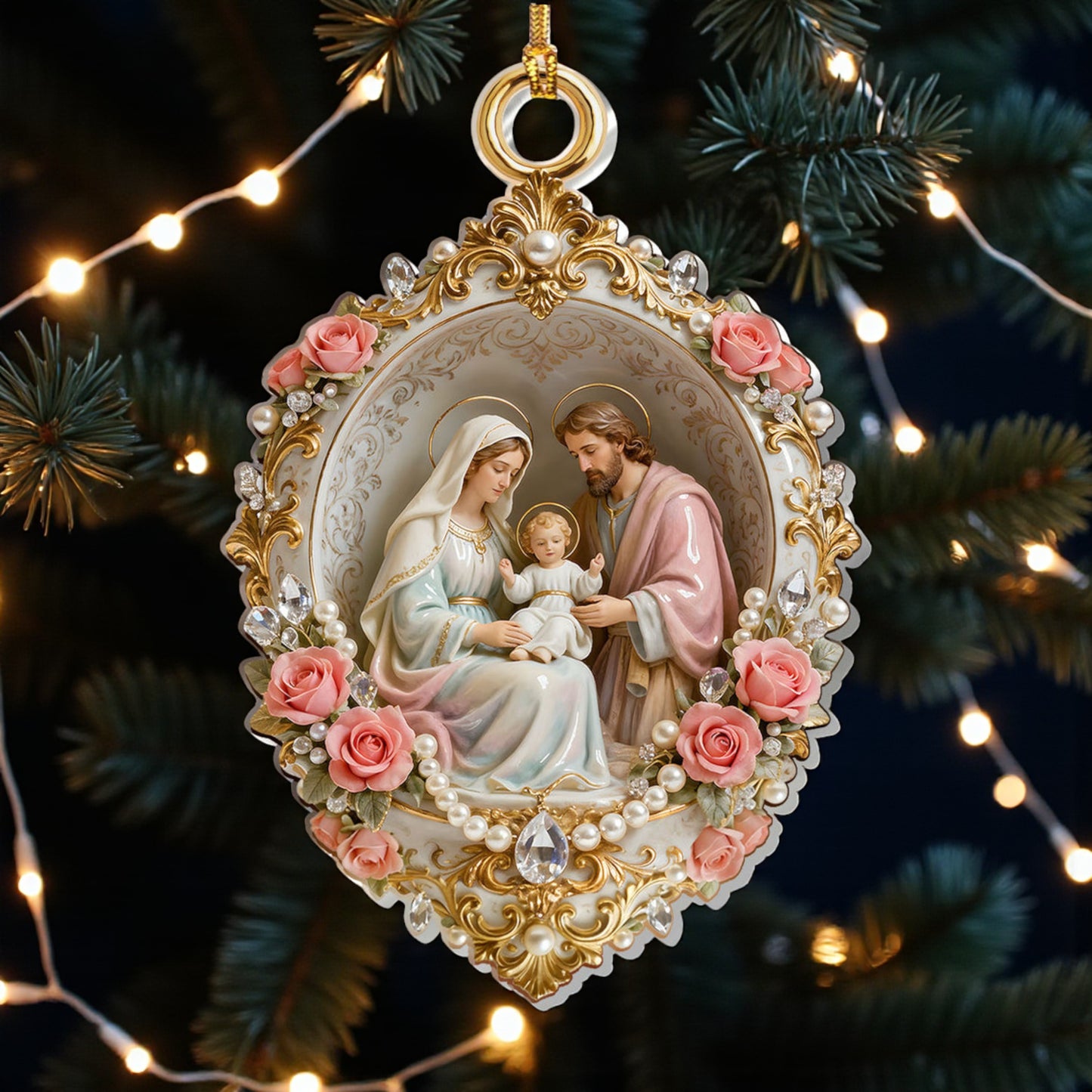 Holy Family Ornament