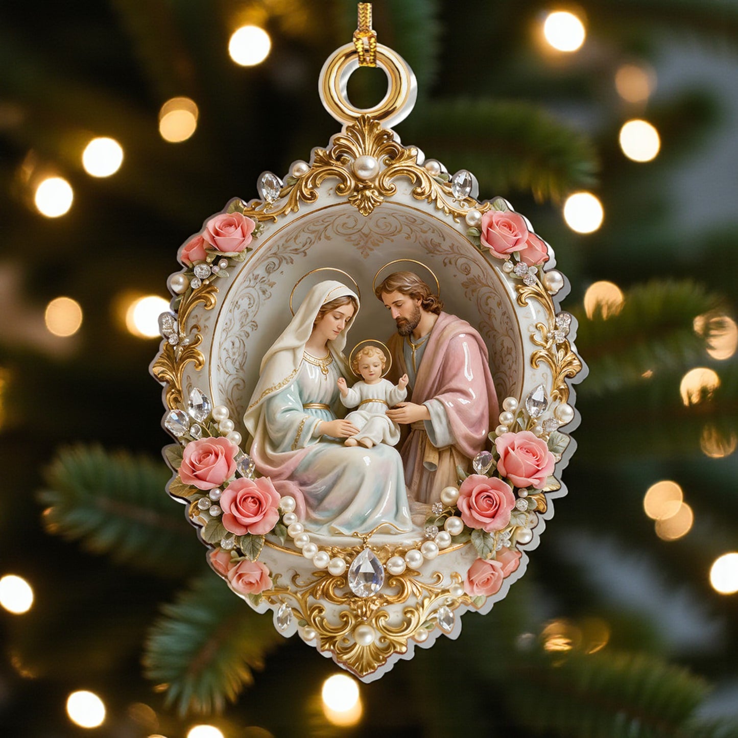 Holy Family Ornament