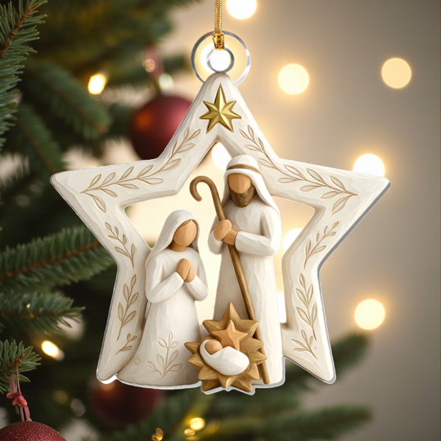 Holy Night Star Ornament