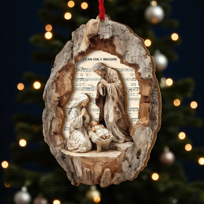 I Can Only Imagine Nativity Ornament