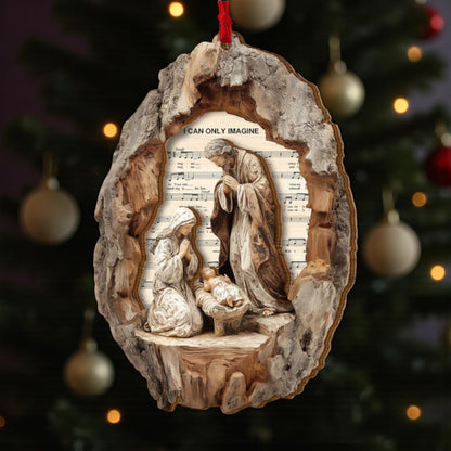 I Can Only Imagine Nativity Ornament