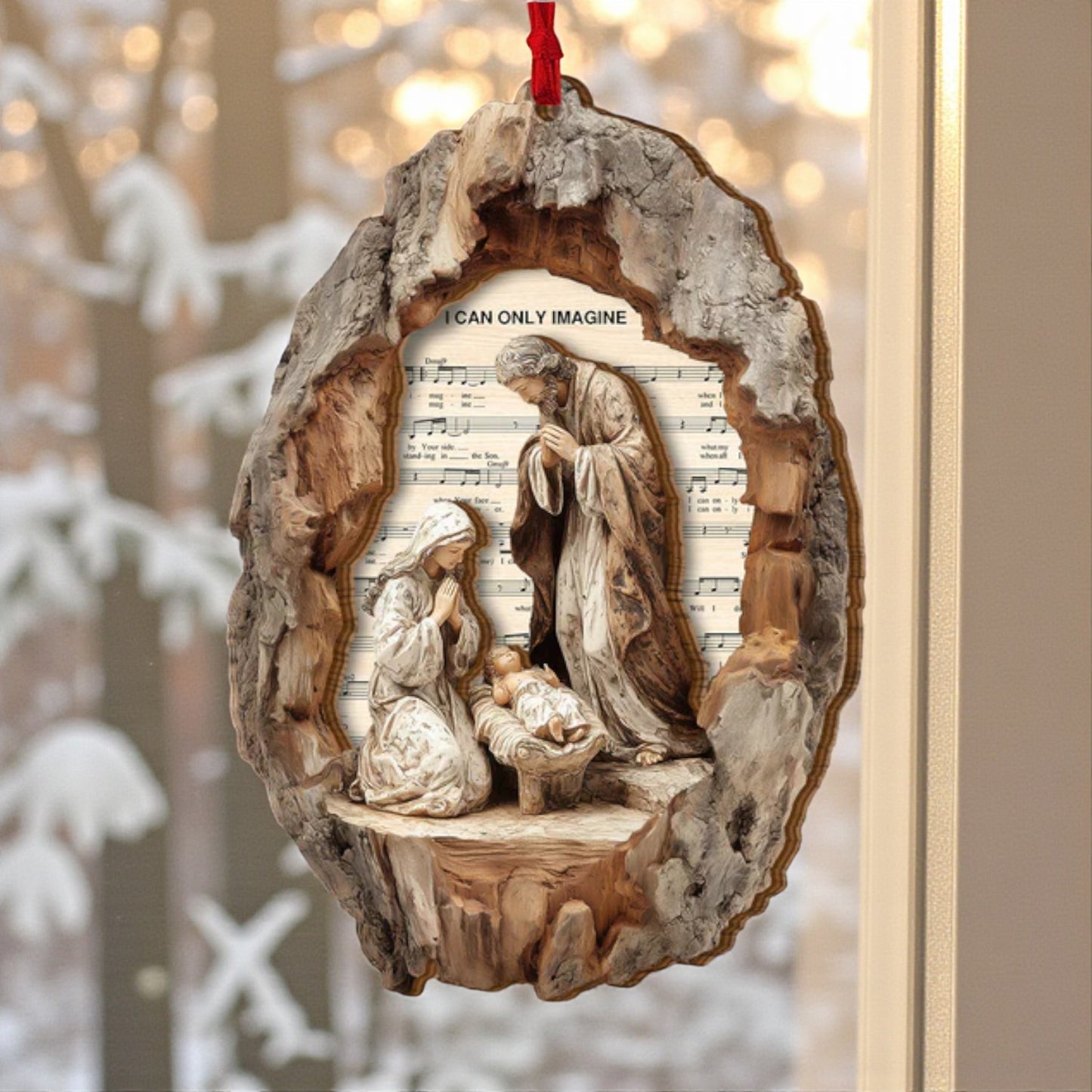 I Can Only Imagine Nativity Ornament
