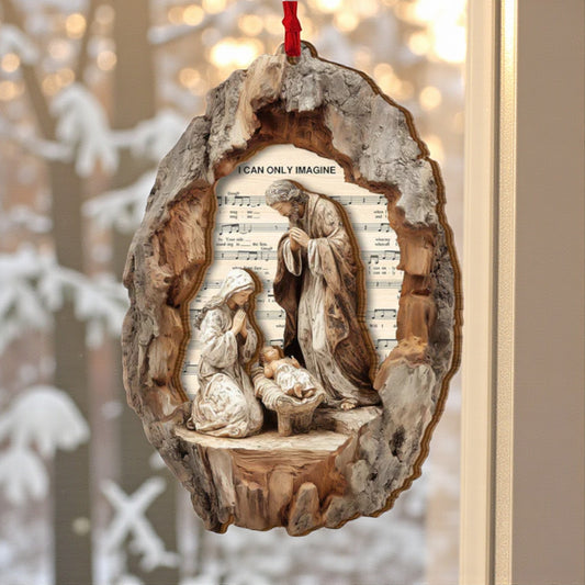 I Can Only Imagine Nativity Ornament