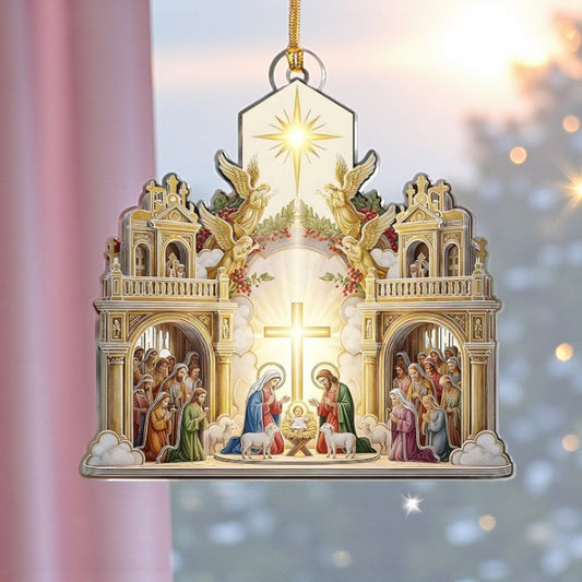 Jesus Nativity Scene Ornament
