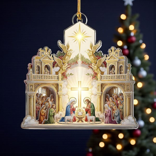 Jesus Nativity Scene Ornament