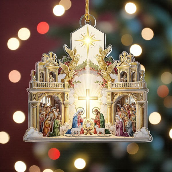Jesus Nativity Scene Ornament