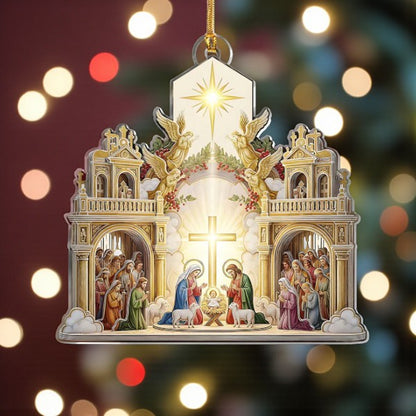 Jesus Nativity Scene Ornament