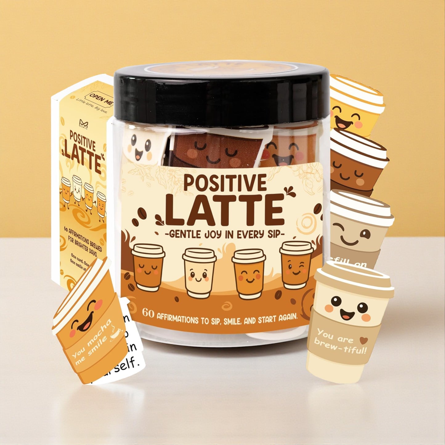 Positive Latte  Jar
