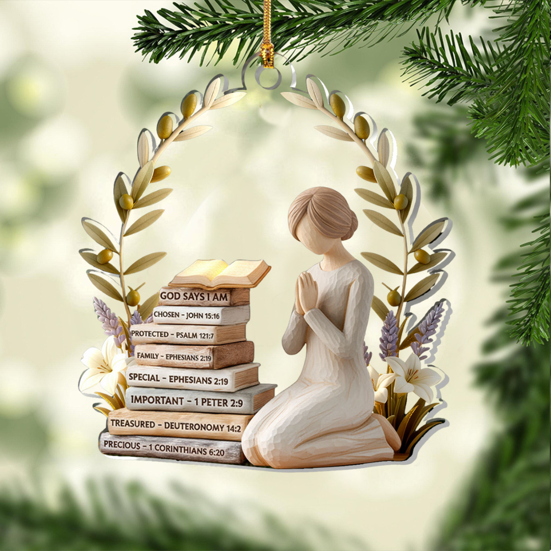 God Says I Am Ornament