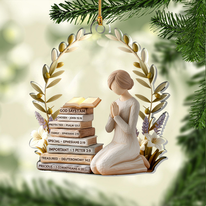 God Says I Am Ornament