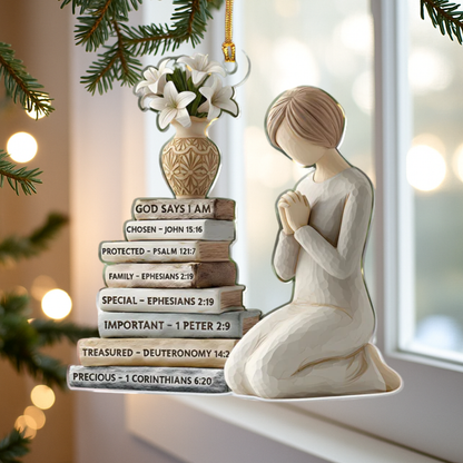 God Says I Am Ornament