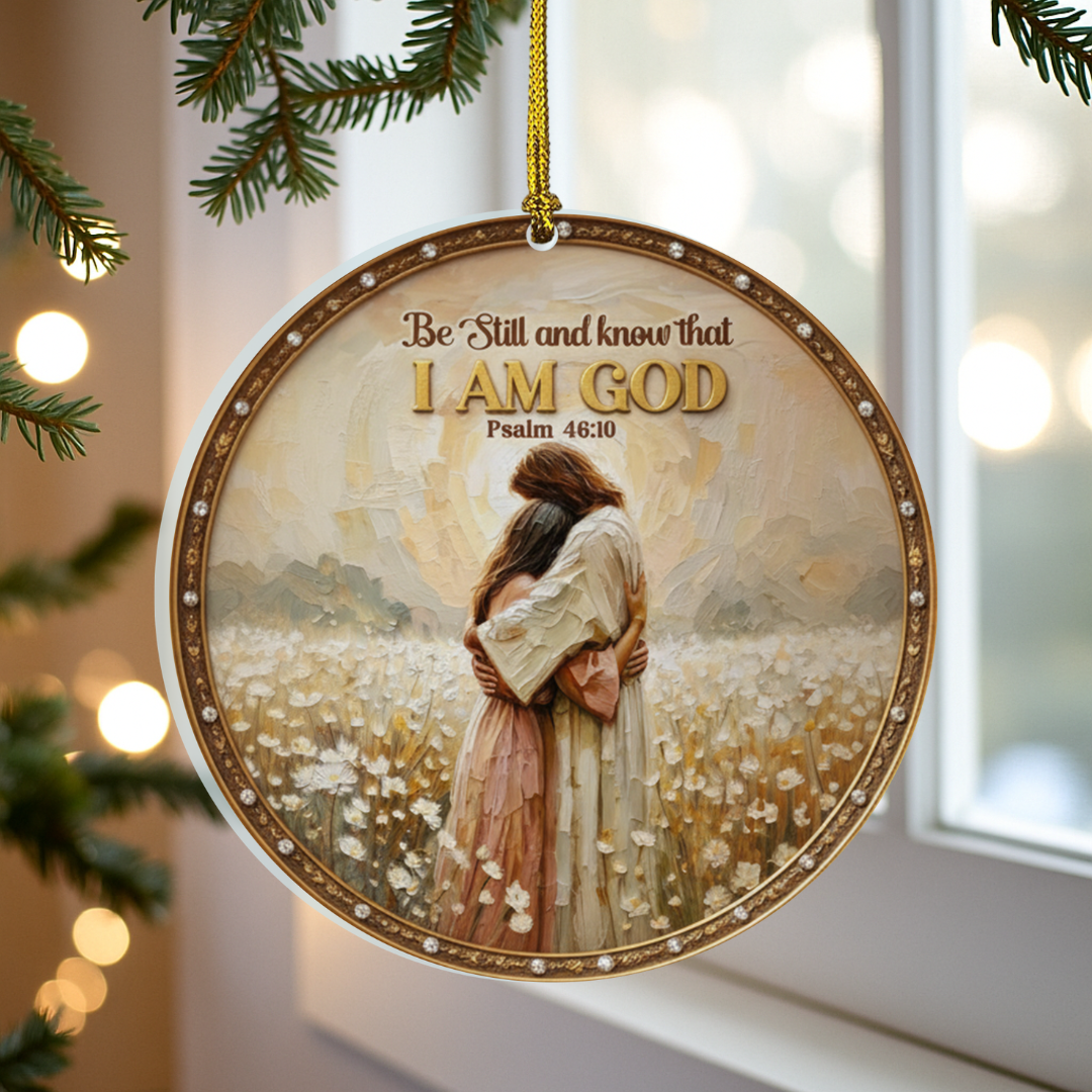 Be Still and Know that I Am God Ornament