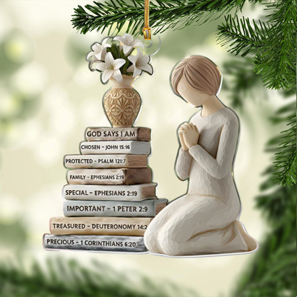 God Says I Am Ornament