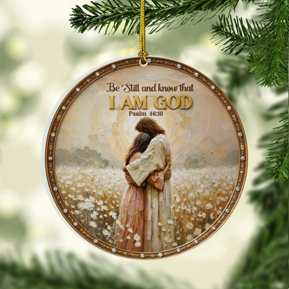 Be Still and Know that I Am God Ornament