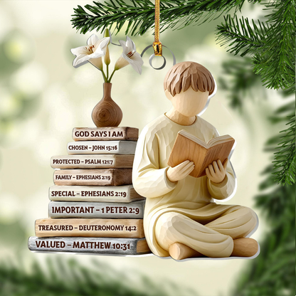 God Says I Am Ornament