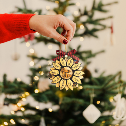 God Says You are Christian Christmas Ornament