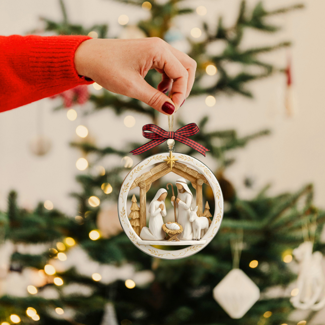 Nativity Scene Christmas Ornament