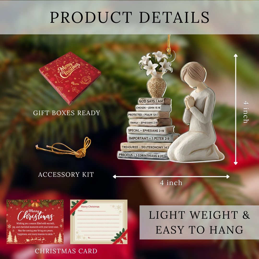 God Says I Am Ornament