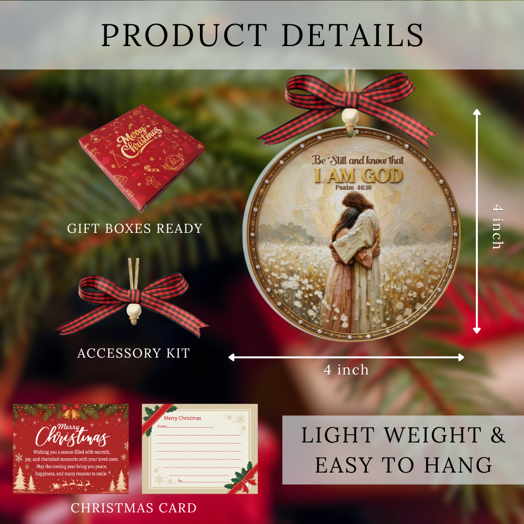 Be Still and Know that I Am God Ornament