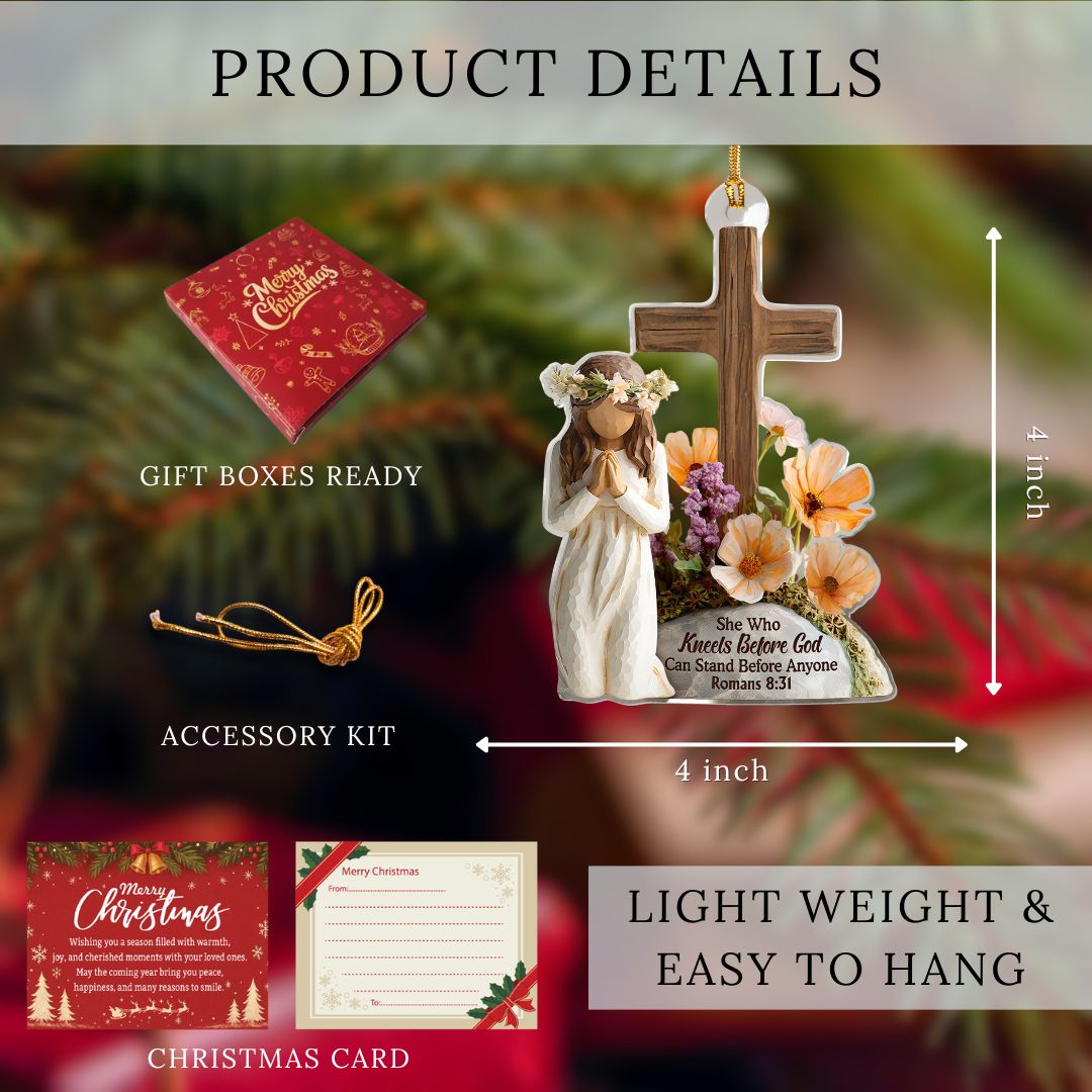 She Who Kneels Before God Ornament