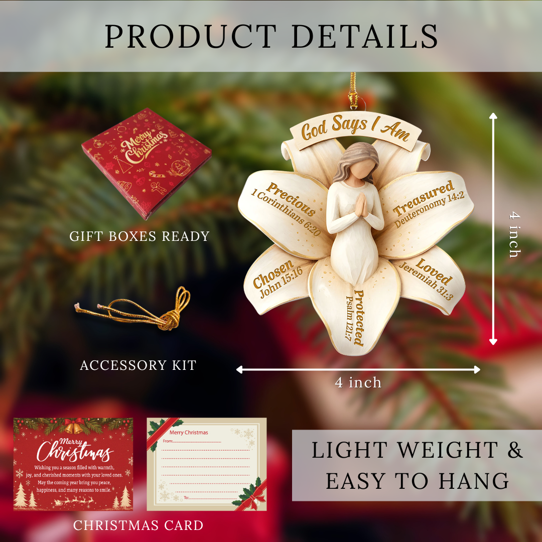 God Says I Am Ornament