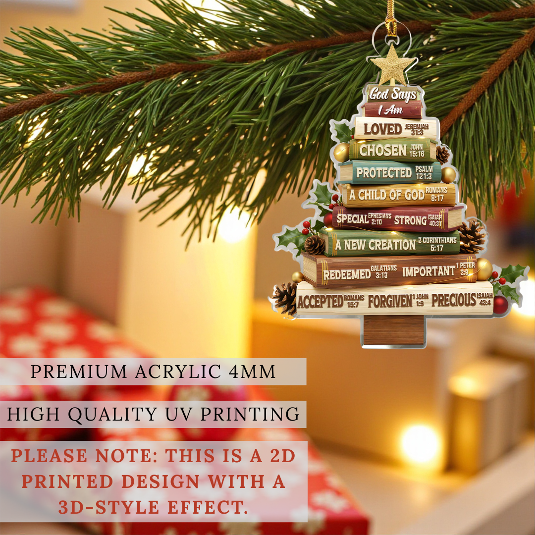 God Says I Am Ornament