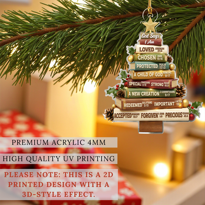 God Says I Am Ornament