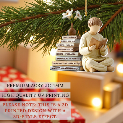 God Says I Am Ornament