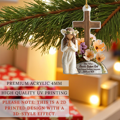 She Who Kneels Before God Ornament