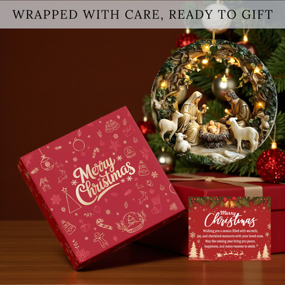 Holy Nativity Acrylic Ornament