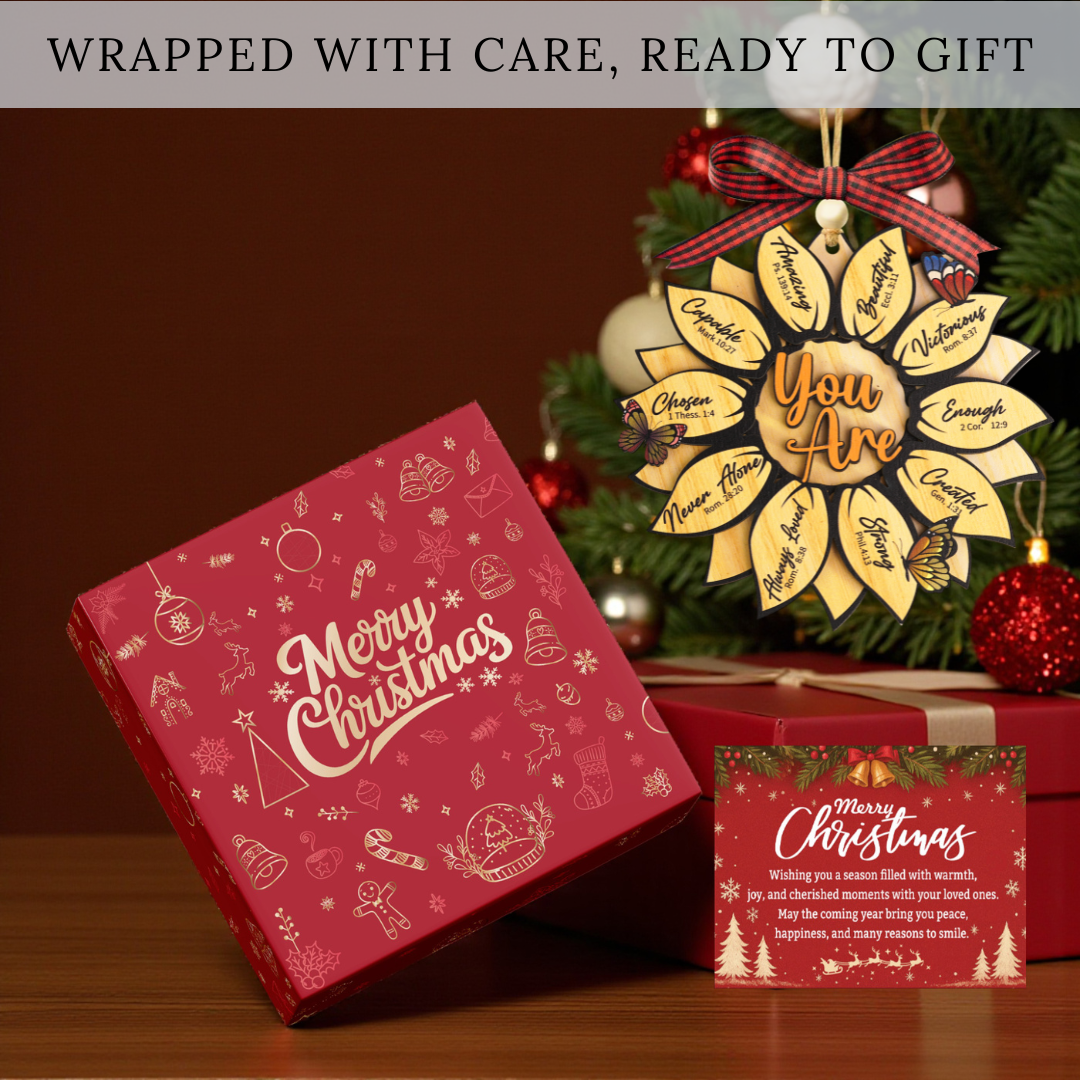 God Says You are Christian Christmas Ornament