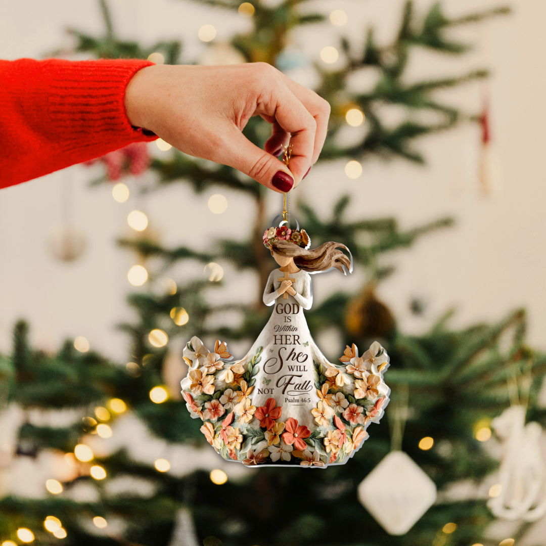 God Is Within Her She Will Not Fall Ornament