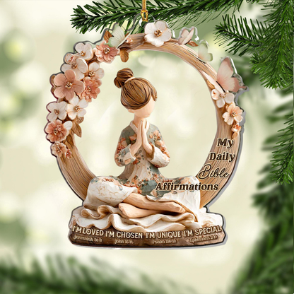 My Daily Bible Affirmations Ornament