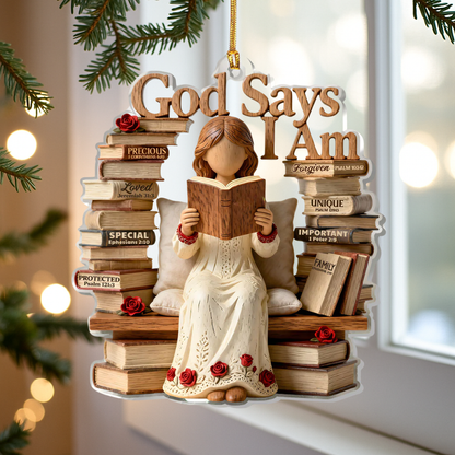 God Says I Am Ornament
