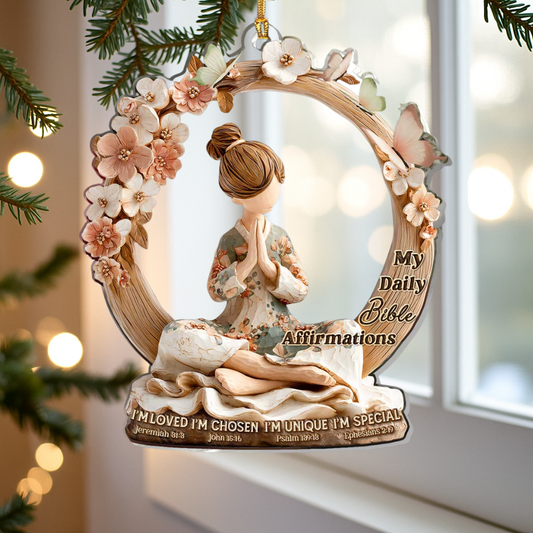 My Daily Bible Affirmations Ornament