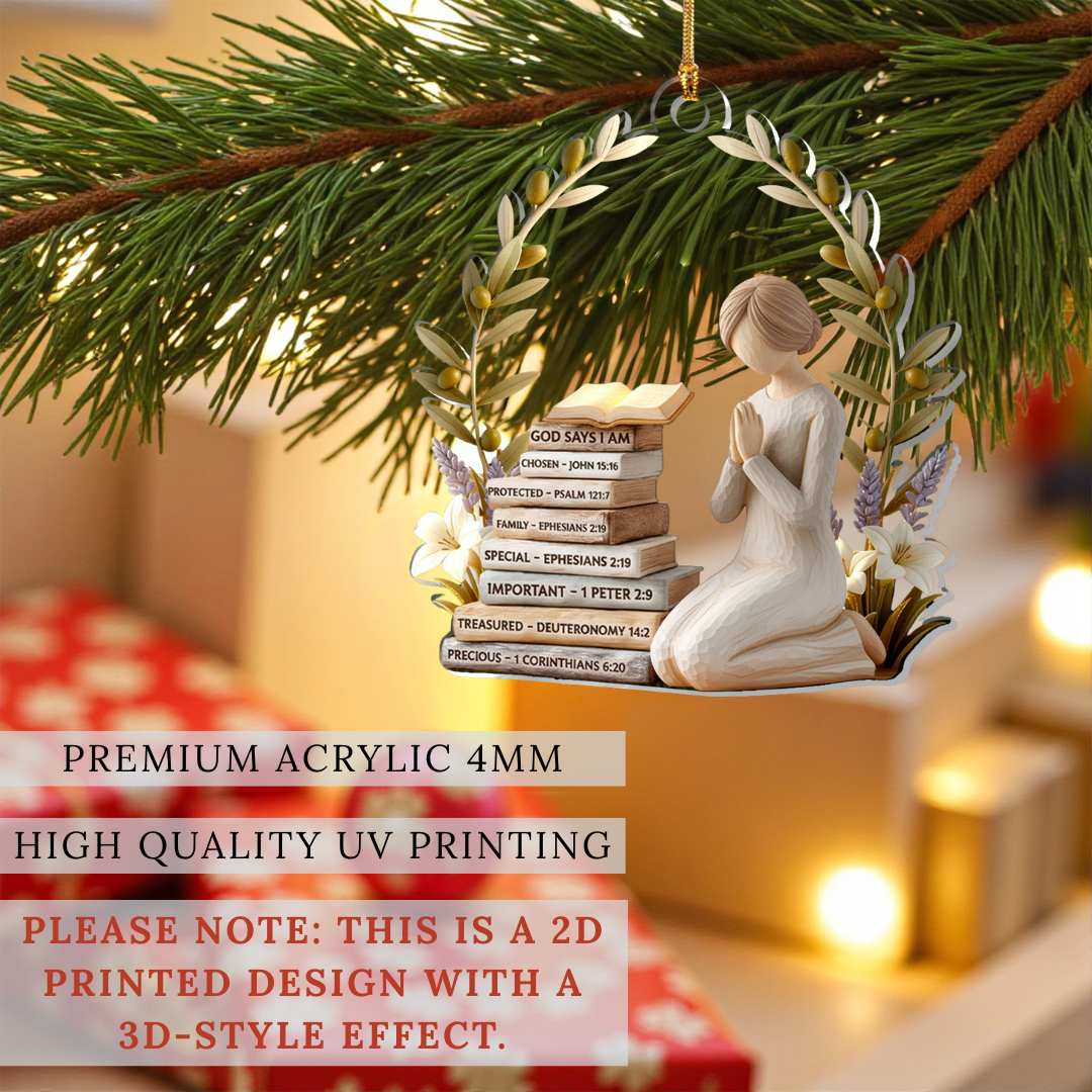 God Says I Am Ornament