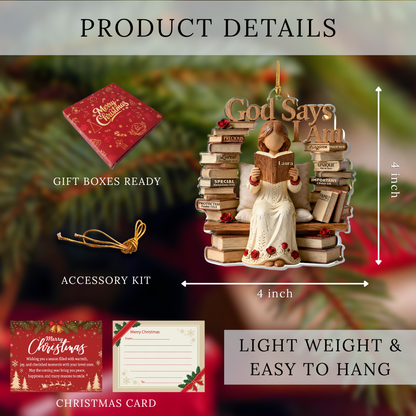 God Says I Am Ornament