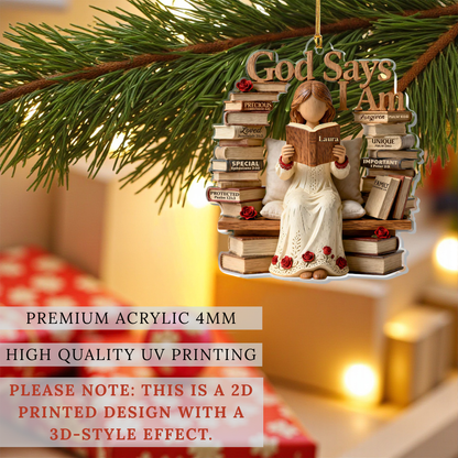 God Says I Am Ornament