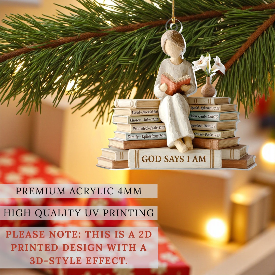 God Says I Am Ornament