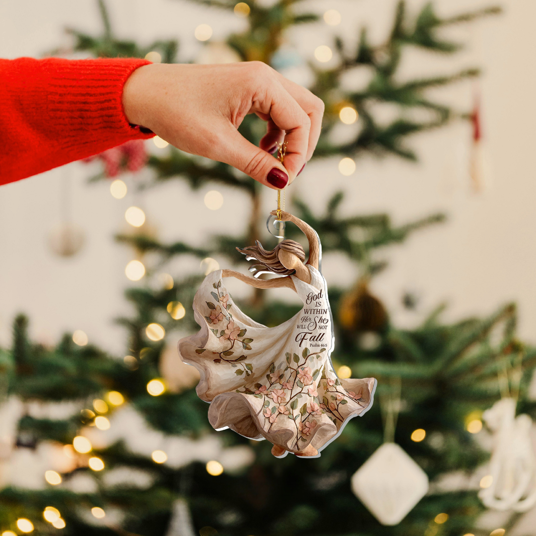 God Is Within Her She Will Not Fall Ornament