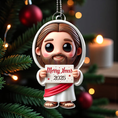 Merry Christmas 2025 Ornament