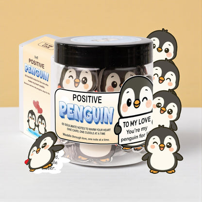 Positive Penguin Love Jar