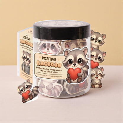 Positive Raccoon Jar